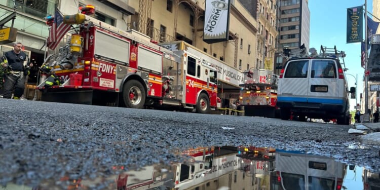 Electrical fire will keep the Broadway theater that hosts ‘The Book of Mormon’ closed through May 17