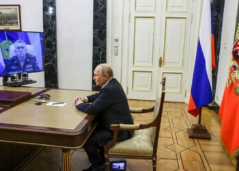 Putin hails Russia’s test launch of a new ballistic missile and calls it the world’s most powerful