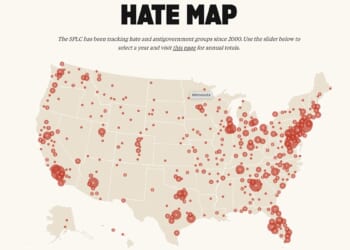 An Arizona school district found a Savvas lesson that urges teachers to direct students to the SPLC "hate map" to find "hate groups" to avoid.