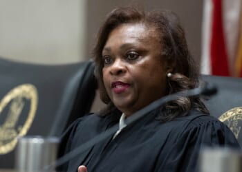 Virginia Supreme Court Chief Justice Cleo E. Powell, pictured during her investiture ceremony March 2 in Richmond.
