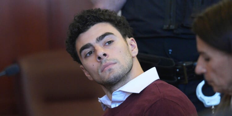Luigi Mangione appears at a hearing in Manhattan Criminal Court in New York on Dec. 23, 2024.