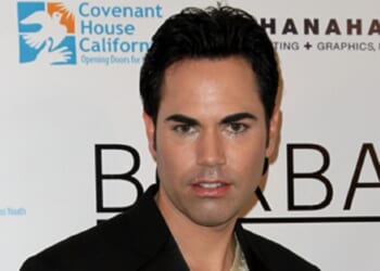 Scott Vincent Borba poses in a 2011 file photo at a launch party for his book "Skintervention" in Los Angeles.