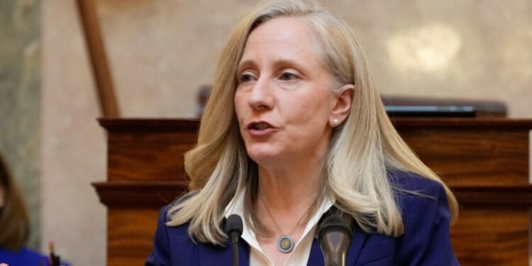 The office of Virginia Gov. Abigail Spanberger, seen in a January photo, reportedly told the Commonwealth's Democrats their redistricting effort would not pass judicial scrutiny.