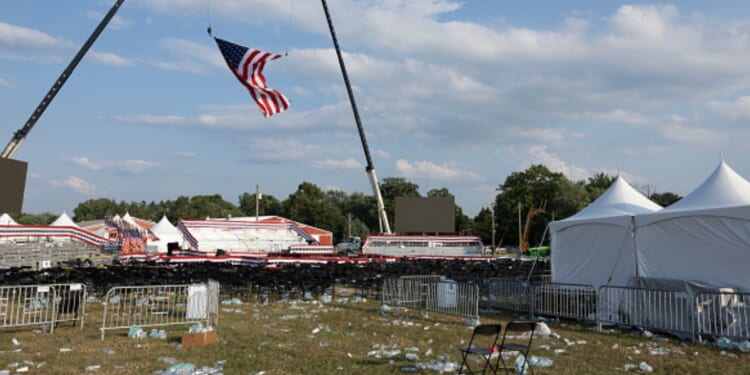 Trump Rally site in Butler, Pennsylvania on July 13, 2025.