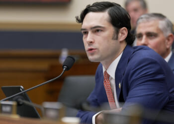 Rep. Brandon Gill speaks during a congressional hearing.