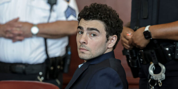 Luigi Mangione appears at an evidence suppression hearing at Manhattan Supreme Court on May 18, 2026 in New York City. Mangione is charged with murder in the fatal shooting of UnitedHealthcare CEO Brian Thompson in Manhattan in December 2024. (Jeenah Moon-Pool/Getty Images)