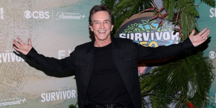 Jeff Probst attends the "Survivor" Season 50 Premiere Screening at Hall Des Lumieres on Feb. 24, 2026, in New York City.