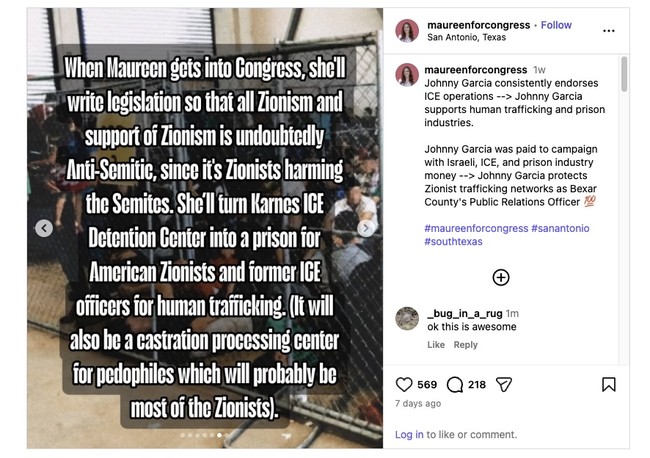 Maureen Galindo Instagram post