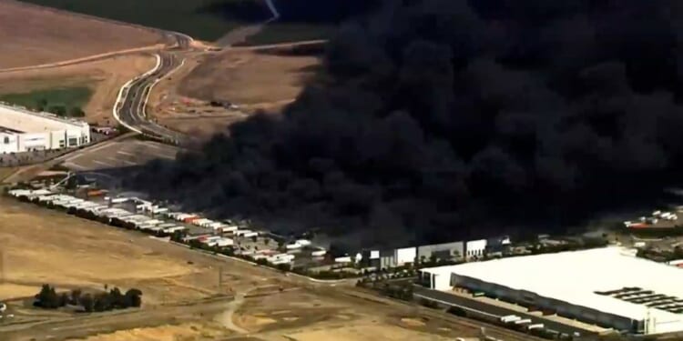 Fire at medical equipment warehouse in California prompts evacuations at nearby warehouses