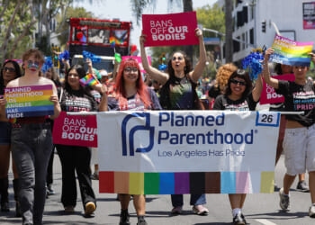 lanned Parenthood attends the 2026 WeHo Pride Parade