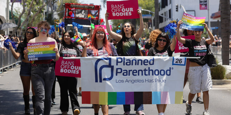 lanned Parenthood attends the 2026 WeHo Pride Parade