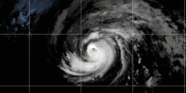 Tropical Storm Genevieve forms in the Pacific Ocean as Hurricane Fausto strengthens to Category 2