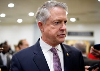 "We have defanged Iran; now it’s their turn to go in and finish the job that they need to finish," GOP Sen. Roger Marshall of Kansas, seen in a December photo, said of Iran's neighbors.