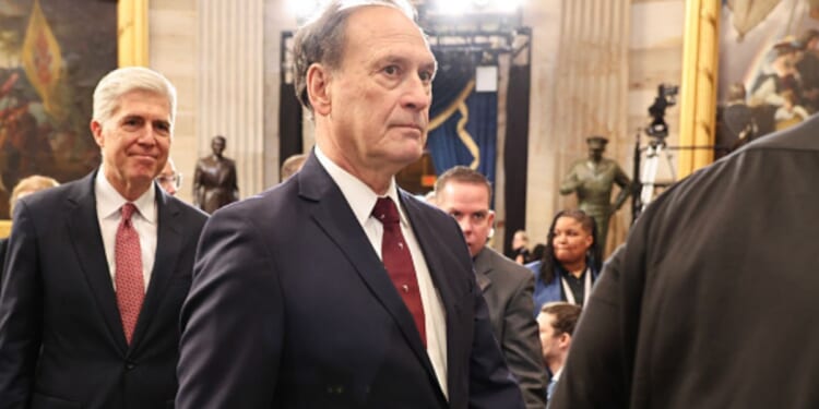 Supreme Court Justice Samuel Alito is pictured at the second inauguration of President Donald J. Trump.