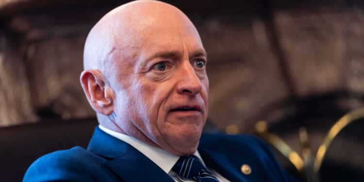 Sen. Mark Kelly, an Arizona Democrat, was bragging on social media about Mexico's World Cup exploits.