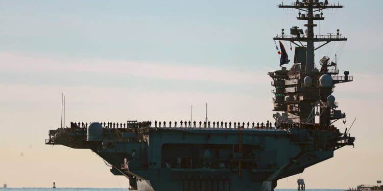 Trump says sailors on USS Lincoln were not deployed for too long