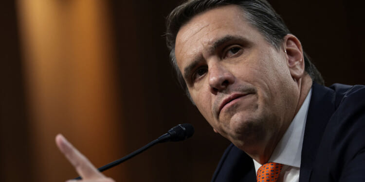 Acting U.S. Attorney General Todd Blanche testifies before a Senate Judiciary Committee confirmation hearing on his nomination to be attorney general, on Capitol Hill in Washington, D.C., U.S., July 15, 2026. REUTERS/Evelyn Hockstein