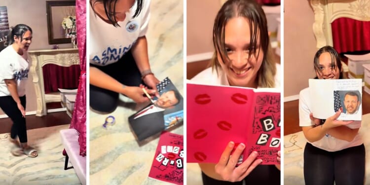 N’Kiyla Jasmine Thomas, a Senate candidate in Oklahoma, posted a video on Sept. 16, 2025, of her cutting up a picture of Department of Homeland Security Secretary Markwayne Mullin.