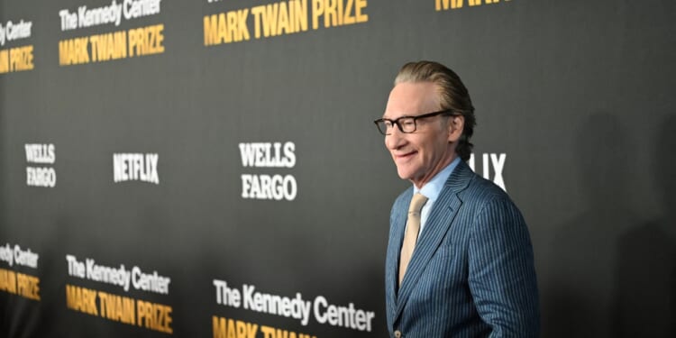 Bill Maher arrives for the 27th Mark Twain Prize for American Humor Gala at the Kennedy Center in Washington, D.C., on June 28, 2026.