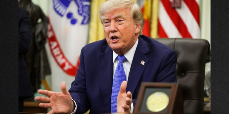 President Donald Trump said his counter-demand should appear in all future negotiations.