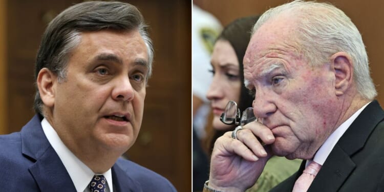 Fox News legal analyst Jonathan Turley, left, called out Lindsay Clancy's attorney, Kevin Reddington, right.