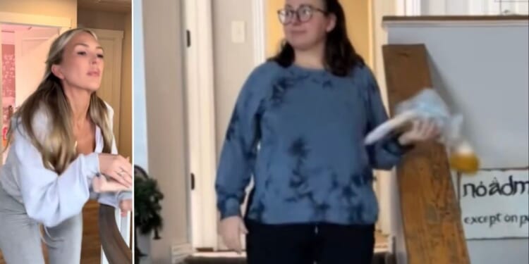 Women on TikTok start disturbing trend of pretending to hurt their babies.
