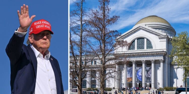 President Donald Trump wants the Smithsonian Institution to honor George Washington on Sept. 17, 2026.