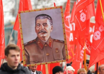 A communist party meeting in Orel, Russia, on Nov. 7, 2015.