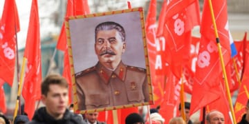 A communist party meeting in Orel, Russia, on Nov. 7, 2015.