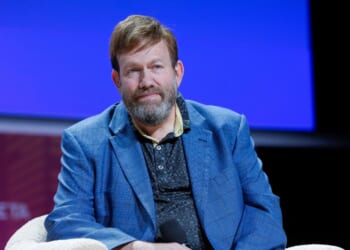 Frank Luntz speaks during the 2026 Zeta Live Conference at Lincoln Center on Oct. 8, 2026, in New York City.