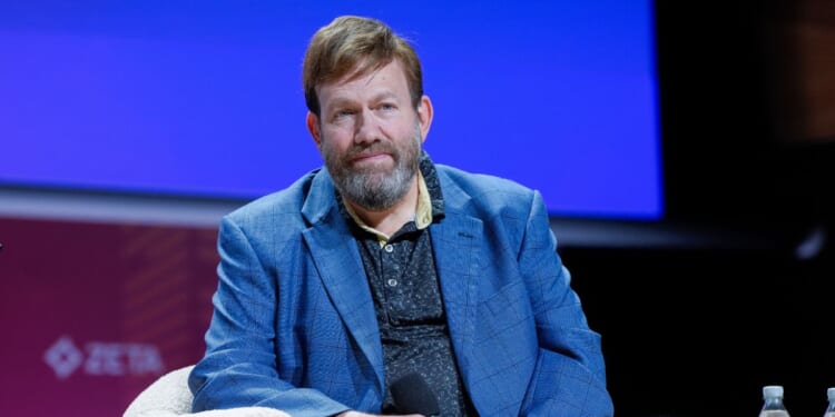 Frank Luntz speaks during the 2026 Zeta Live Conference at Lincoln Center on Oct. 8, 2026, in New York City.