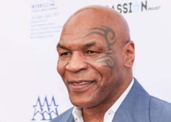 Mike Tyson attends the "We2Matter" annual fundraiser gala at the Taglyan Complex on Aug. 12, 2026, in Los Angeles, California.