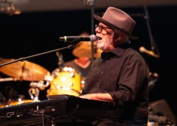 Rock and Roll Hall of Fame inductee Michael McDonald of The Doobie Brothers performs onstage during the One805 Rock for First Responders benefit at The Granada Theatre on March 8, 2025, in Santa Barbara, California.