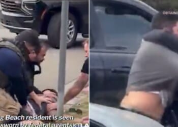 When Immigration and Customs Enforcement released the full video, it was clear the congresswoman's video had left out a key scene where the suspect tackled an officer and began grappling with him.