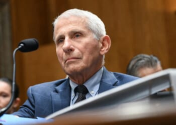 Anthony Fauci sits in the Senate Homeland Security and Governmental Affairs Committee on July 29, 2026 in Washington, D.C.