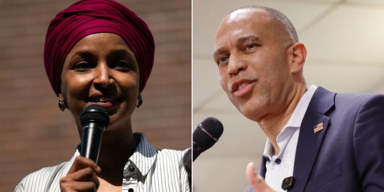 Hakeem Jeffries' Attempt to Defend Ilhan Omar Implodes When His Own Words Get Used Against Him