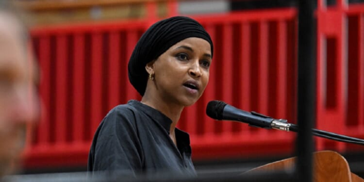 U.S. Rep. Ilhan Omar, pictured in an August file photo campaigning for radical Democrat Francesca Hong in Wisconsin's primary for governor.