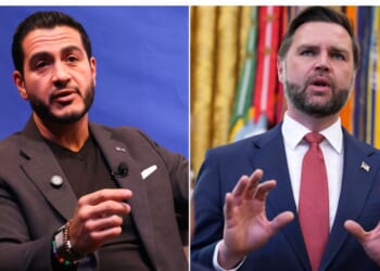 Vice President J.D. Vance called out Michigan Senate candidate Abdul El-Sayed, left, for having once claimed he did not come from the U.S.