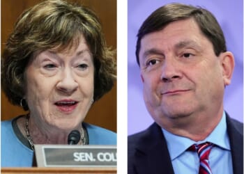 Jackson tries to tie Collins to Trump, high cost of living amid war with Iran in Maine Senate debate