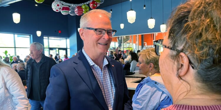 Kansas Democrat running for Senate seat says he will not back Schumer for leader
