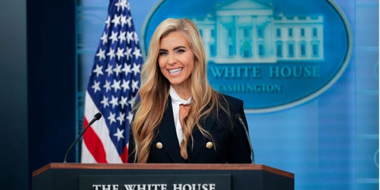 White House press secretary Katie Zacharia held her first media briefing Tuesday. Zacharia is a conservative commentator and former communications adviser for Trump Media.