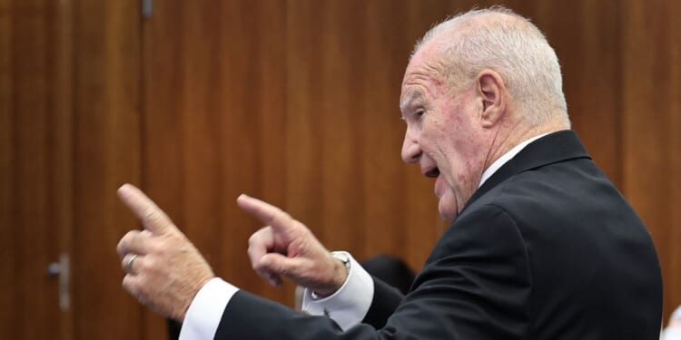 Kevin Reddington, attorney for Lindsay Clancy, speaks during a status hearing at the Plymouth County Superior Court in Plymouth, Massachusetts, on Sept. 29, 2026.