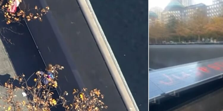 Manhattan 9/11 Memorial Desecrated by Anti-Second Amendment Radical