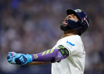Peralta, Caminero, Diaz lead Rays to win over Guardians and a trip to the World Series