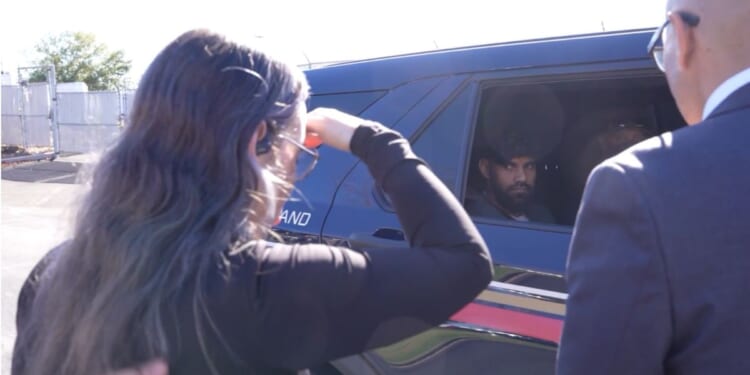 A tearful Oregon mother confronted the truck driver involved in the crash that killed her son and his new bride.