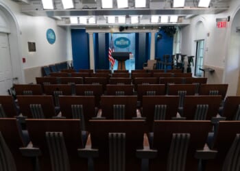 President Trump's new press secretary to take the White House podium for the first time