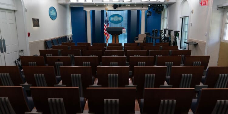 President Trump's new press secretary to take the White House podium for the first time