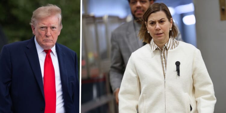 President Donald Trump responded on Oct. 19, 2026, to Sen. Elissa Slotkin making comments that intimidated young conservatives.