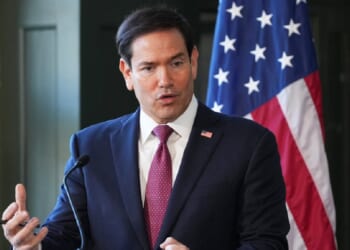 Secretary of State Marco Rubio, pictured at a Tuesday news conference.