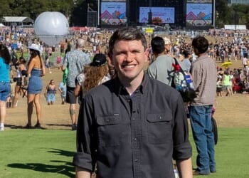 Texas Democratic candidate for the Senate James Talarico poses for a photograph at the 2026 Austin City Limits Music Festival on Oct. 9, 2026 in Austin, Texas.